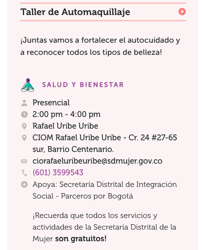 curso gratuito de maquillaje en Bogotá