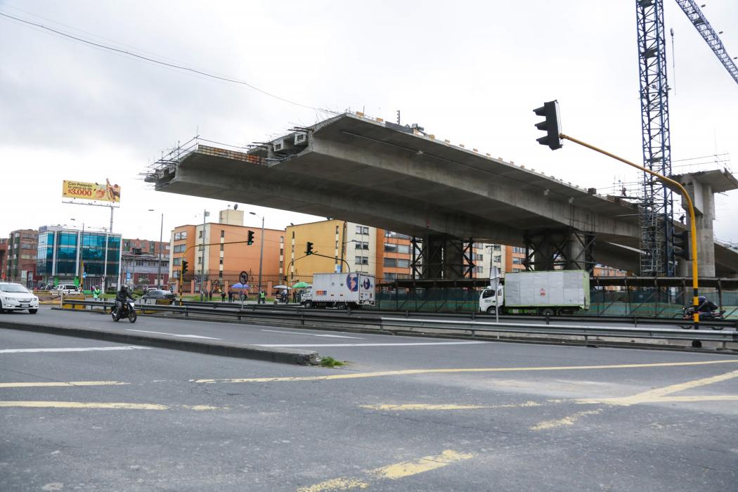 Puente vehicular de Calle 63 con Boyacá estará listo antes de finalizar el año - Foto: IDU