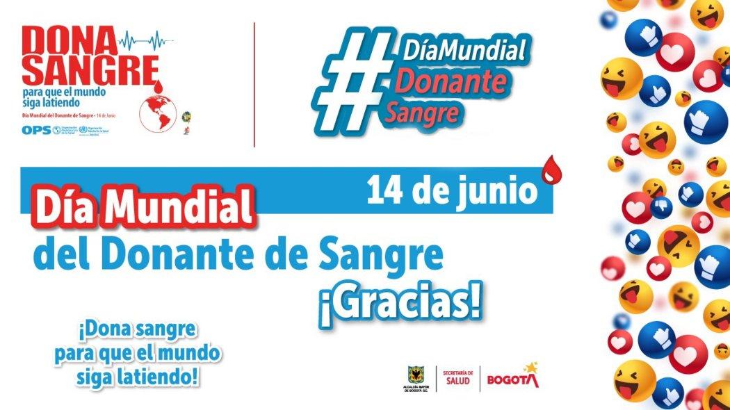 Bogotá reconoce y exalta la labor social que realizan los donantes voluntarios de sangre.