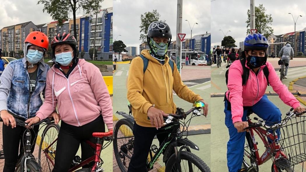Imagen de portada con algunos usuarios de la bicicleta.