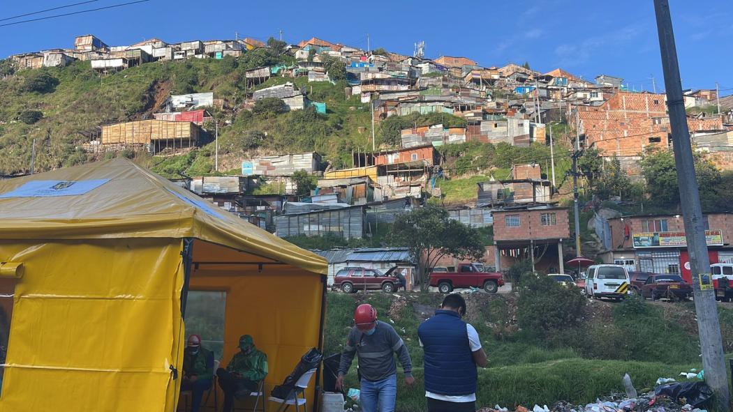 Distrito apoya a sectores de Ciudad Bolívar que están en riesgo