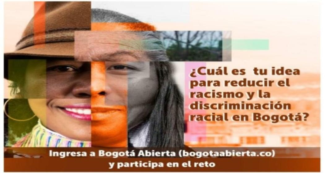Reto para reducir el racismo y la discriminación racial en Bogotá