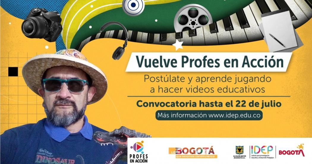 Curso de creación de videos educativos para docentes de Bogotá 