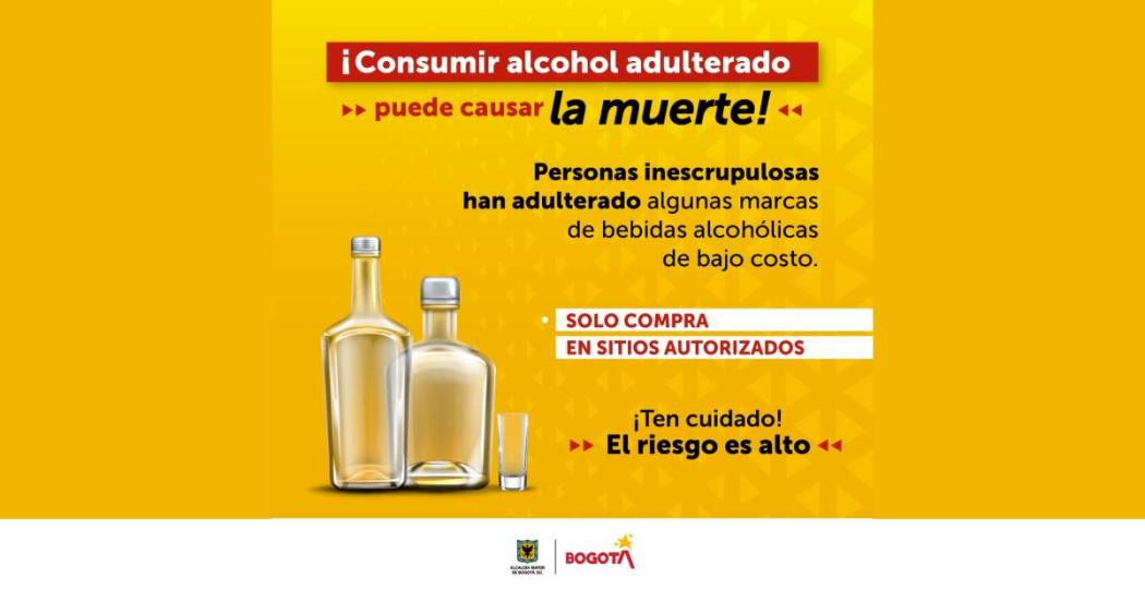 Cómo evitar intoxicaciones por consumo de licor adulterado en Bogotá