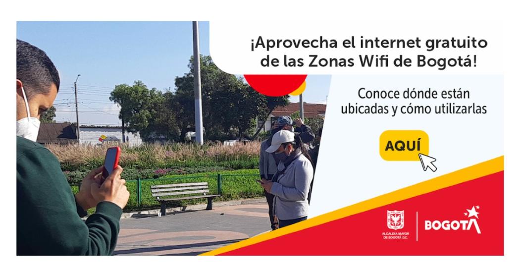Conoce aquí las zonas wifi con internet gratuito en Bogotá 