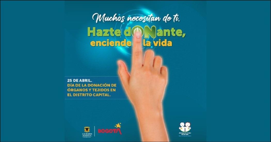 Bogotá conmemora Día de Donación de Órganos Tejidos 25 abril de 2023