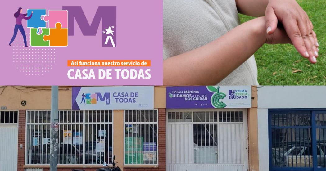 Testimonio beneficiaria de servicios Casa de Todas en Mártires Bogotá 