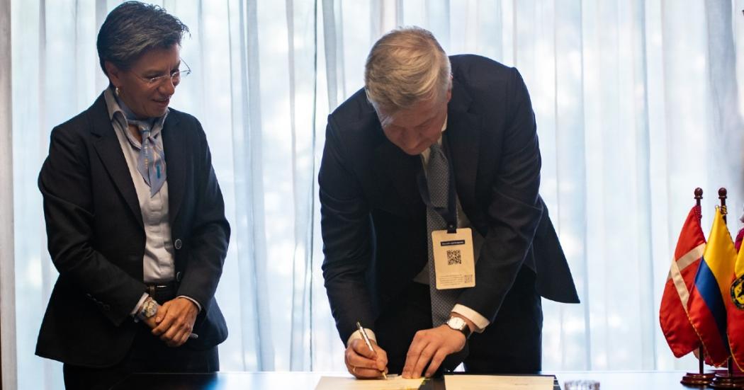 Bogotá y Copenhague firman Memorando para la sostenibilidad ambiental