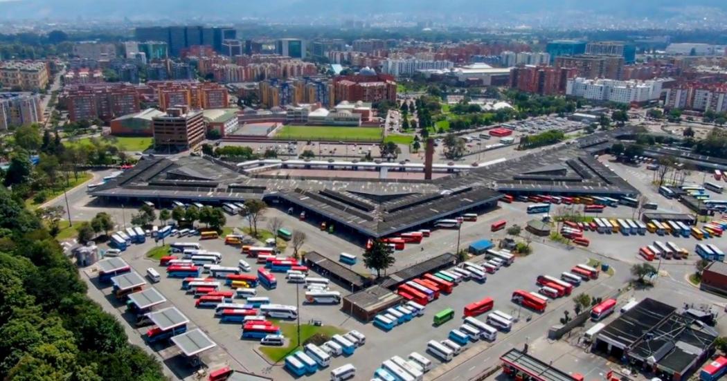 Terminal de Transporte de Bogotá en la temporada de fin de año 2023