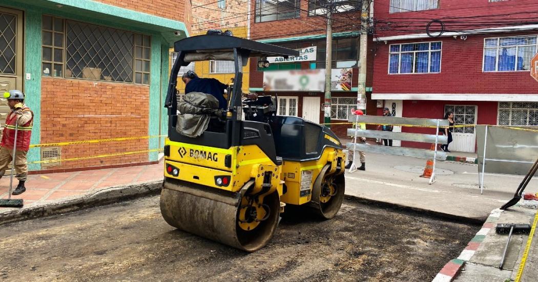 #100DíasPorBogotá UMV rehabilitó malla vial en el barrio San Pablo Jericó
