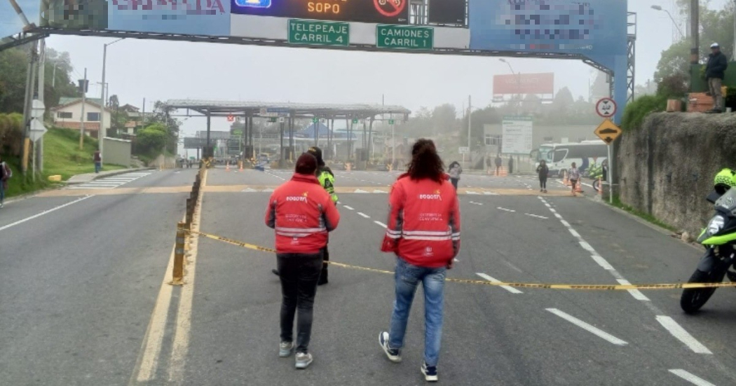 Rutas alternas por manifestación en la vía Bogotá-La Calera febrero 16