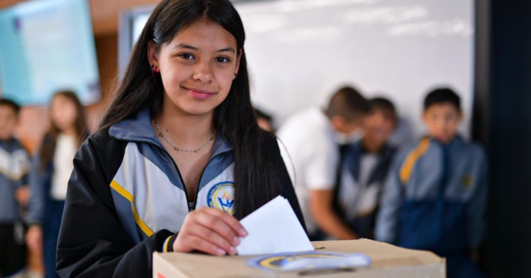 Alumnos de colegios de Bogotá elegirán Gobiernos Escolares 2024 