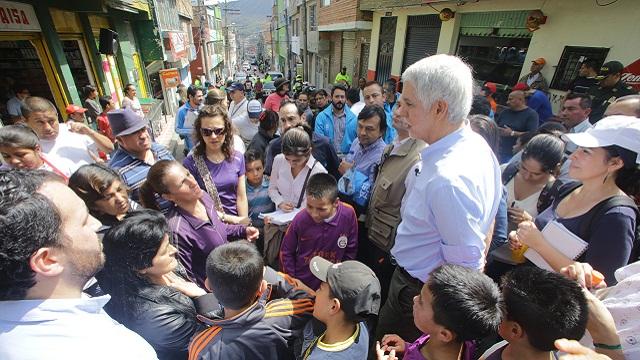 Recorrido Alcalde localidad de Usme - Foto: Prensa Alcaldía Mayor / Camilo Monsalve