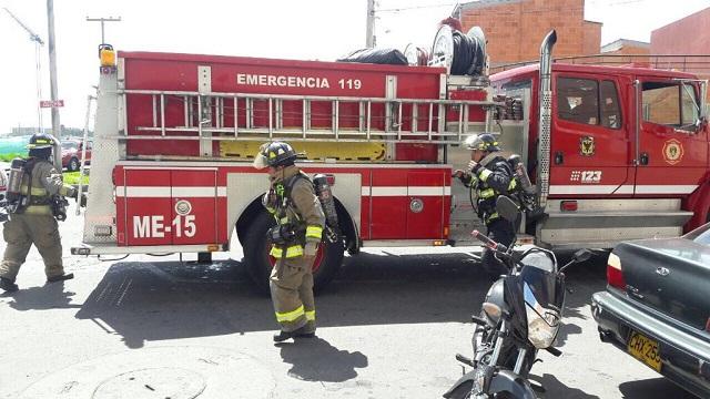 Atención bomberos Bogotá - Foto: Comunicaciones Bomberos 