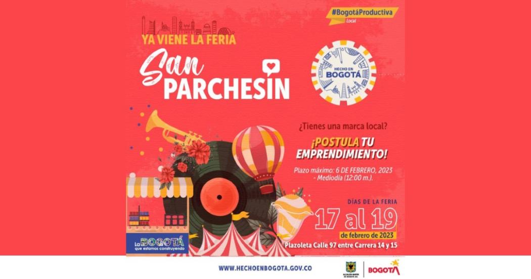 Inscripciones abiertas para Feria Hecho en Bogotá San Parchesín