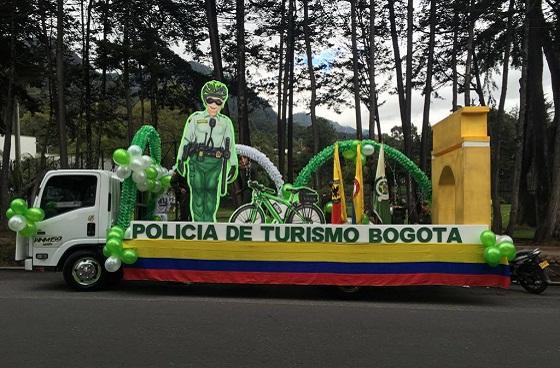 Policía de turismo - Foto: Oficina de Prensa Policía Metropolitana de Bogotá