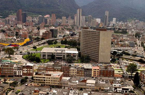 Panorámica de un sector de Bogotá-Centro Administrativo - Foto: Diego Bauman-Alcaldía Mayor de Bogotá