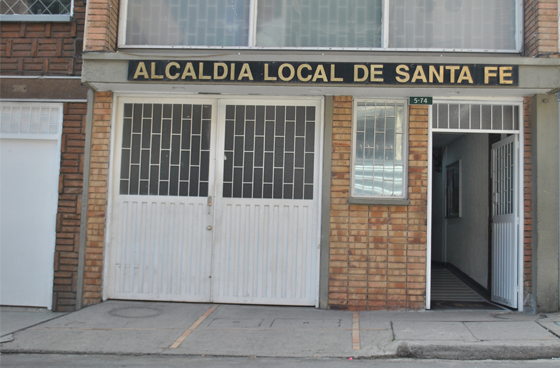 Fachada de la Alcaldía Local de Santa Fe - Foto: bogota.gov.co