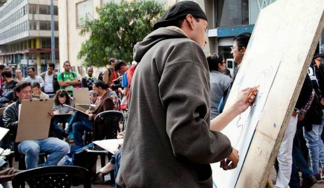 En dibujos, 50 personas capturarán la magia de Bogotá en su cumpleaños - Foto: IDRD