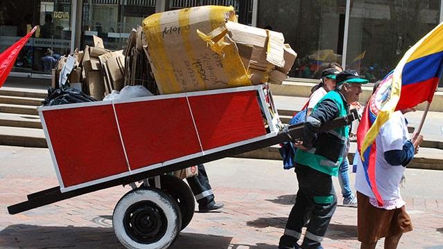 En Bogotá hay más de 70 organizaciones de recicladores. 