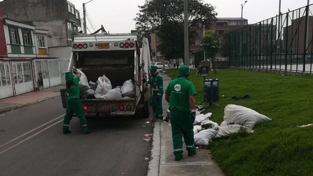 Bogotá amanece con 3.100 toneladas menos de basura