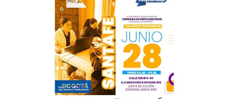 No Te Pierdas La Feria De Empleo Este De Junio En Santa Fe Bogota