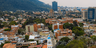 Imagen panorámica de Bogotá