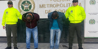 Capturados los 'conserjes' - Foto: Policía Metropolitana Bogotá
