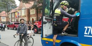 Con campaña para visibilizar ciclistas se busca reducir accidentalidad. Foto:TransMilenio