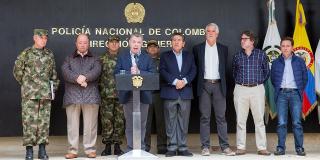 Consejo de seguridad con presidente de la República - Foto: Comunicaciones Alcaldía Mayor de Bogotá / Andrés Sandoval