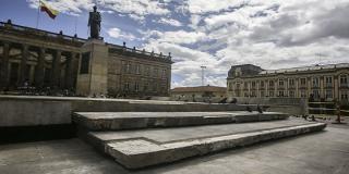 Restauración monumento Plaza de Bolívar - Foto: Prensa Alcaldía Mayor / Camilo Monsalve