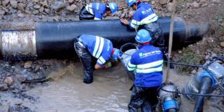 Cortes de agua - Foto: Empresa de Acueducto y Alcantarillado de Bogotá