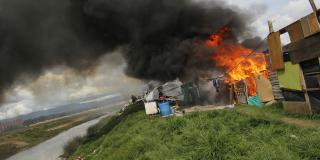 Incendio en Suba - Foto: DADEP