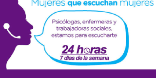 Línea Púrpura ha atendido más de 20 mil llamadas - Imagen: Secretaría de la Mujer