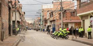 El barrio María Paz fue intervenido en julio por la administración Distrital - Foto: Alcaldía de Bogotá