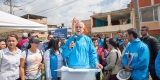Alcalde Peñalosa invita a los bogotanos a celebrar en paz la final de fútbol colombiano. Foto: Alcaldía Mayor