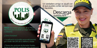 Con las aplicaciones POLIS y Adenunciar puede reportar cualquier delito - Foto: Policía Metropolitana Bogotá