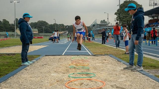 Pista de atletismo de la Unidad Deportiva El Salitre