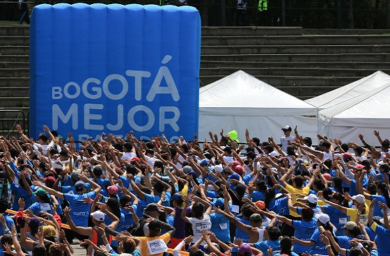 Aeróbicos en Bogotá - Foto: Prensa Idrd