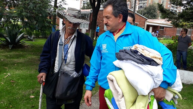 Atención habitantes de calle en Bogotá- Foto: Prensa Secretaría de Integración Social