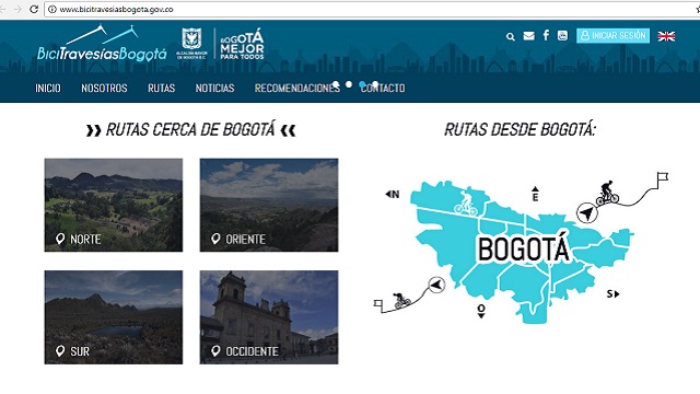 Portal web de travesías en Bogotá - Foto: Comunicaciones Alcaldía Mayor 