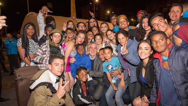 Actividades culturales en el Voto Nacional - Foto : Comunicaciones Alcaldía Bogotá / Andrés Sandoval 