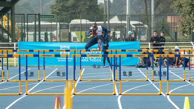 Pista de atletismo de la Unidad Deportiva El Salitre