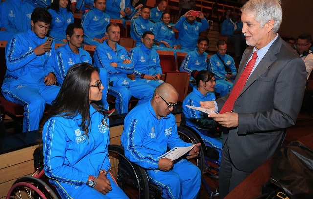 Reconocimiento a deportistas bogotanos - Foto: Comunicaciones Alcaldía Bogotá / Diego Bauman 