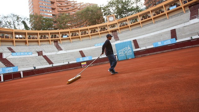 Lista la Santamaría para la Copa Davis - Foto: Alcaldía Mayor de Bogotá/Diego Baumán