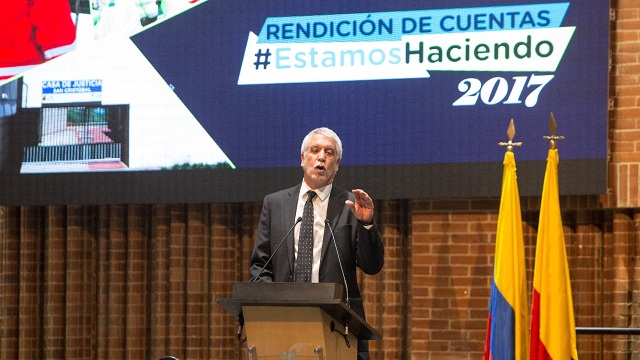 Alcalde Peñalosa destaca logros en seguridad - Foto: Alcaldía Mayor de Bogotá/Andrés Sandoval