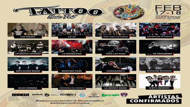 Tattoo Music Fest Cantantes - JPG Gestión Cultural