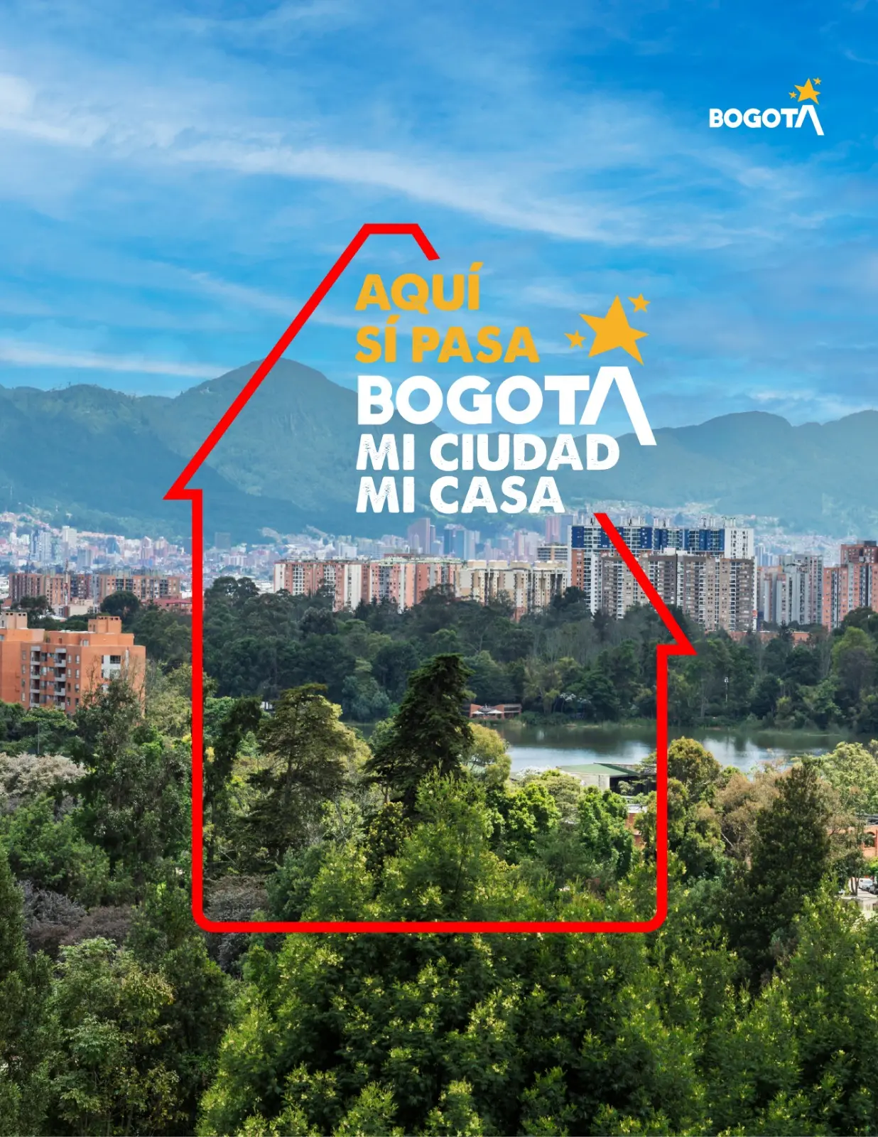 Ilustración de una casa con el logo de 'Aquí Sí Pasa'