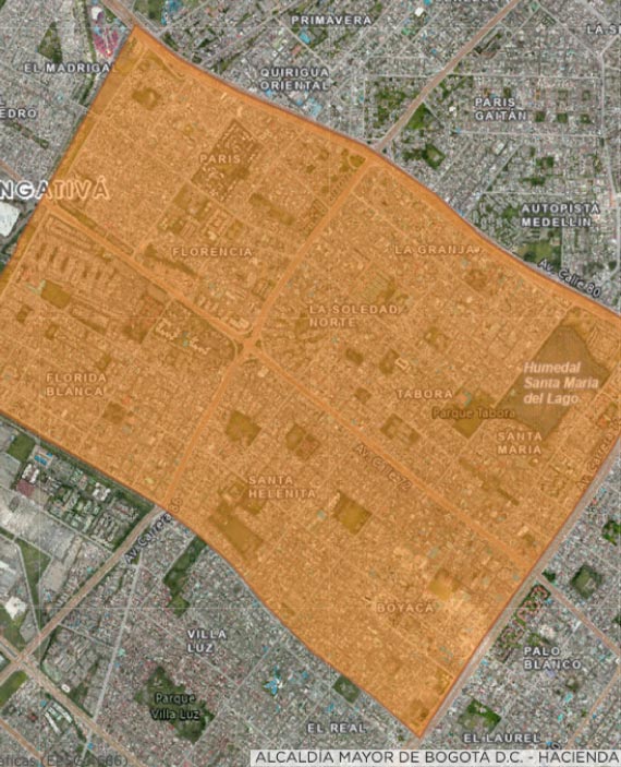 UPZ <b>Tibabuyes</b> (Localidad Suba)