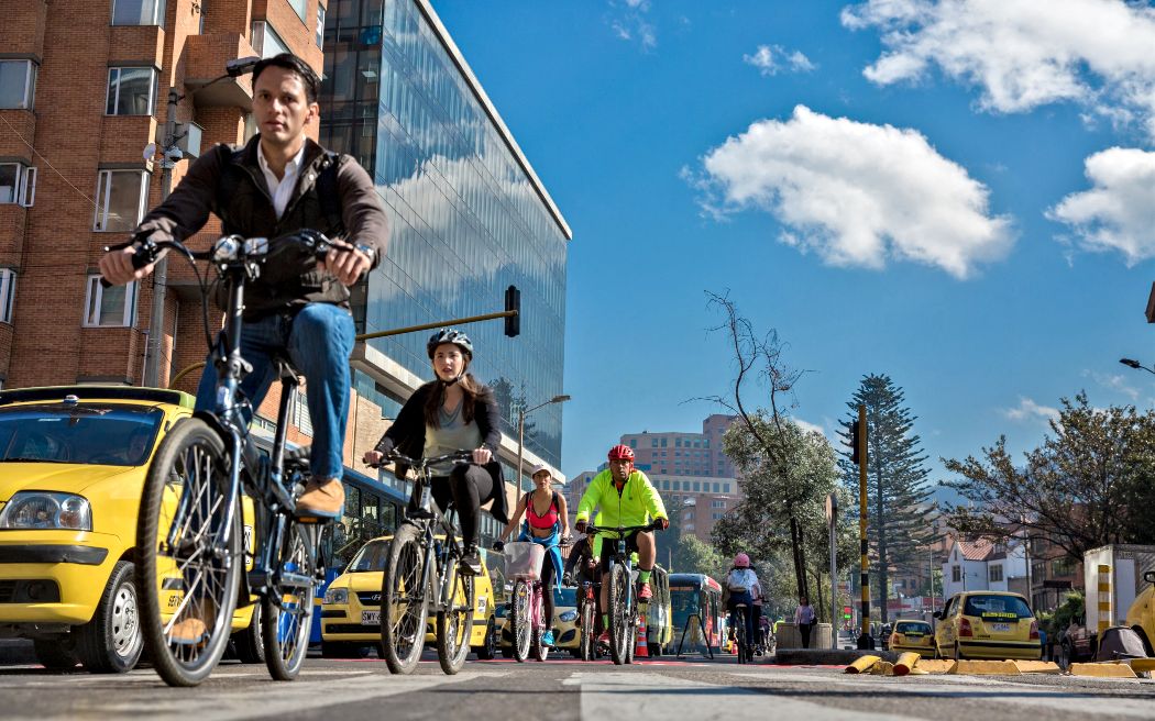 Día sin carro y sin moto en Bogotá 2020. Foto de biciusuarios.